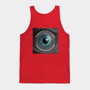 Blue Eyes POEM Tank Top